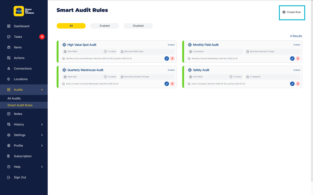 Smart Audit Rules