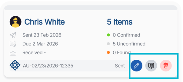 Audits-View Delete Export
