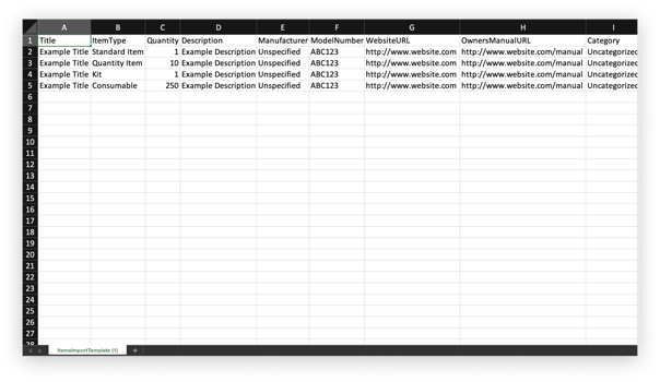 import-csv file